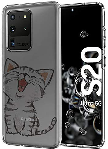 CoolGadget Motiv Hülle für Samsung Galaxy S20 Ultra - Motiv 06 Designhülle, Anti-Fingerprint, Slim Fit Schutzhülle mit Erhöhtem Kamerarand, Stoßfest, Kratzschutz