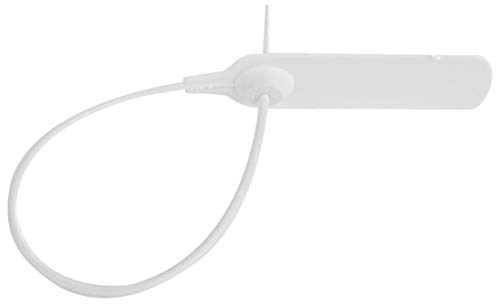 Manipulationssicherheitssiegel, 30cm Sicherheitsplomben mit PP-Kunststoff, selbstverriegelnde Dichtungen für Koffer, Gepäck, Taschen und Kleidung bei Transport, Lagerung und Reise