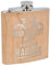 Spruchreif | Gravierter Edelstahl Flachmann | Holz Flachmann mit Gravur Fahrrad | Alkohol Flachmann | Outdoor Geschenk | Radsport | Geschenk für Radfahrer und Mountainbiker