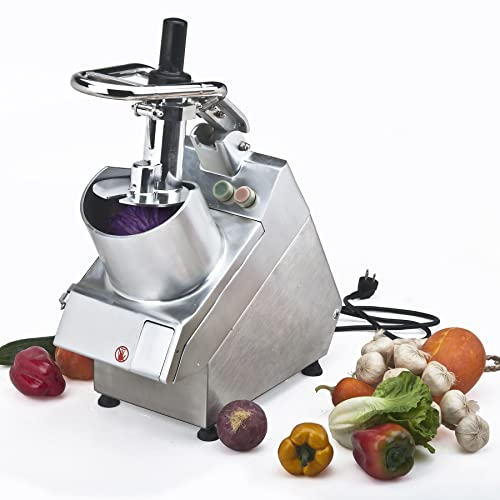 DISHENGZHEN Electric Vegetable Dicer, 6 Blade Mandoline Slicer, Potato Onion Slicer, Electric Fruit and Vegetable Cutter, Cheese Grating Machine for Carrot Radish Cucumber Cubes