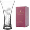 DIAMANTE Swarovski Trumpet Shaped Vase Bloom - Hand Cut Flower Decoration with Swarovski Crystals - 25cm in gift box
