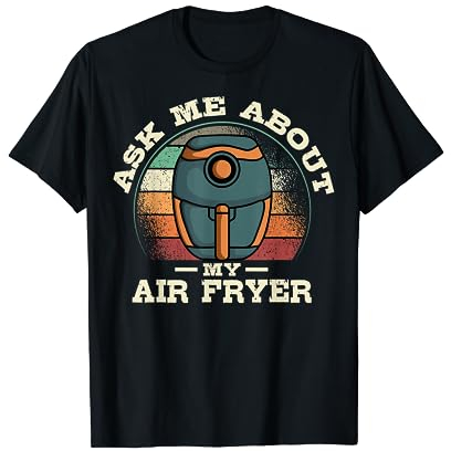 Friteuse à air rétro vintage Cook Chef Food Lover Kitchen Master T-Shirt
