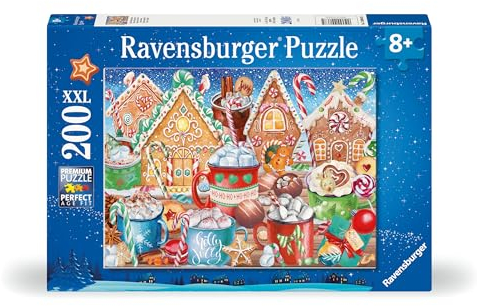 Ravensburger Kinderpuzzle - 12000867 Süße Weihnachten - 200 Teile XXL Puzzle für Kinder ab 8 Jahren