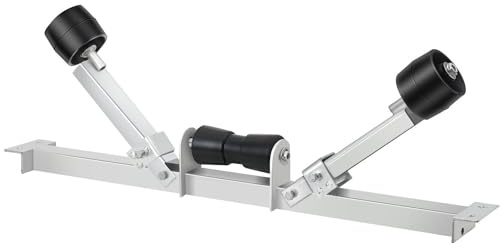 Lfhelper Boat Trailer Roller - Adjustable Support Bracket with Keel Rollers, for Boats Small Motors Sailing Boats, 800kg Load Capacity, Easy Installation