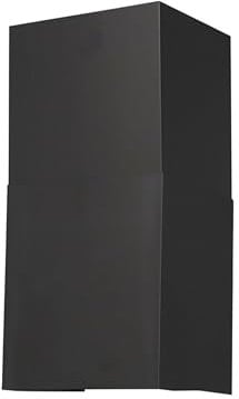 AEG MECK55 Kit de Chimenea para Campanas Extractoras, Mejora Estética con Diseño Flexible y Telescópico, Apto para Diversas Alturas, Negro Mate