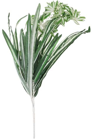 BIUDECO Simulated Spider Plant Artificial Chlorophytum Artificial Plant Stems Hanging Potted Plant Realistic Fake Plant Fake Vine Wedding Decorations Home Wall Hanging Plant Plastic