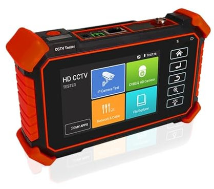 CCTV Monitor Tester, Wi-Fi Video Tester,IP CCTV Tester/IPC Tester 4 Inch Touch Screen Support CVBS Analog Camera Test AHD/CVI/TVI With Cable Tracer(IPC-1910 Plus)