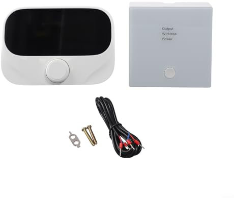 Termostato per caldaia RF, termostato intelligente da parete, con ricevitore, WiFi + RF termostato per ambiente controllato tramite app wireless (WiTH3-WIFI)