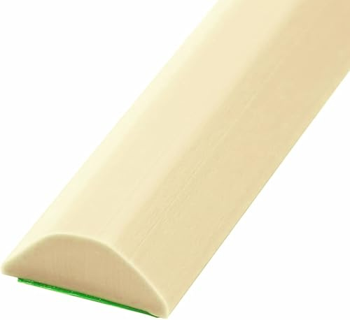Shower Threshold Water Dam Silicone Strip,Shower Dam for Walk in Shower,Collapsible Shower Threshold Water Dam, Self Adhesive Silicone Dry and Wet Separation,Shower Water Guard (Khaki,100cm)