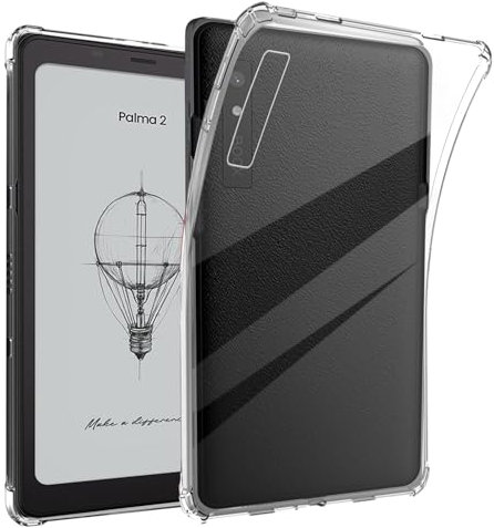carinacoco Funda transparente para tablet BOOX Palma 2 de 6.1 pulgadas, funda protectora de TPU suave ultra transparente, ligera, flexible, a prueba de golpes, cubierta trasera resistente para tablet