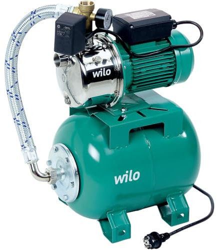 Wilo - Pompe eau froide - Surpresseur domestique mono WILO-JET HWJ 204 - Réservoir de 50 litres pour eaux claires