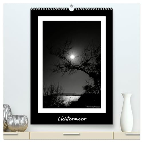 Lichtermeer (hochwertiger Premium Wandkalender 2026 DIN A2 hoch), Kunstdruck in Hochglanz: Naturbeobachtungen mit See und Sonne (CALVENDO Natur)