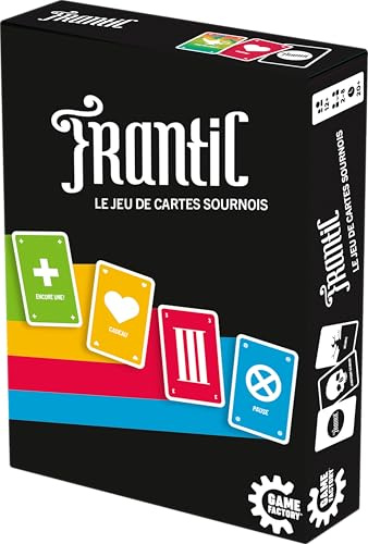 Blackrock Games Frantic – Kartenspiel Fun und hinterhältig | Game Factory | für 2 bis 8 Spieler | ab 12 Jahren | schnelles und chaotisches Gesellschaftsspiel mit Eventkarten