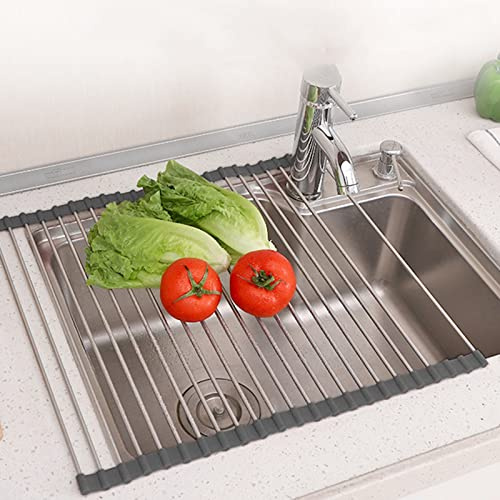 Escurridor enrollable para platos, Escurreplatos enrollable de acero inoxidable