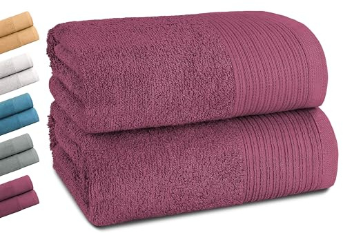 Montafox Duschtuch 140 x 70 cm 100% Baumwolle Badetuch Handtuch saugfähig | 500 g/m², OEKO-TEX, ringgesponnen, schnelltrocknend, Sauna, Fitness, Wellness, Strand, Pool, Handtücher