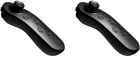 Vjsujehgy 2X Controller di Gioco Remoto Wireless VR Bluetooth Joystick Gamepad Somatosensoriale Nero