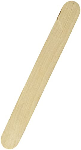 Glorex 6 1303 1 Rührholz-Set, Modellierwerkzeug, Natur, 20 x 5, x 2 cm