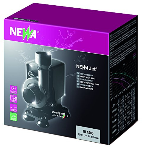 Glooke Selected Newa Jet 4500 Pompa Multiuso per Laghetto Accessorio per Acquario, Multicolore, Unica