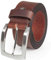 LINDENMANN Leder-Gürtel Herren 40 mm breit, Gürtel Herren Vollrindleder braun, Farbe/Color:braun, Size:Bundweite 90 cm Gesamtlänge 105 cm W 35.4 M