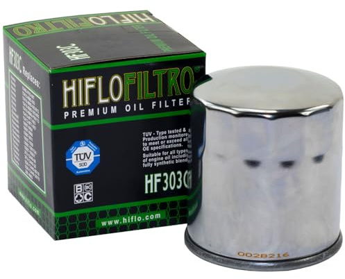 Ölfilter Hiflo hf303â â ° C Chrom für Honda Kawasaki Polaris Yamaha