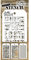 Stempel Anonymous Tim Holtz Mini Layered Schablone Set # 1