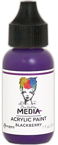 Dina Wakley Media Heavy Body Acrylic Paint 1Oz-Blackberry
