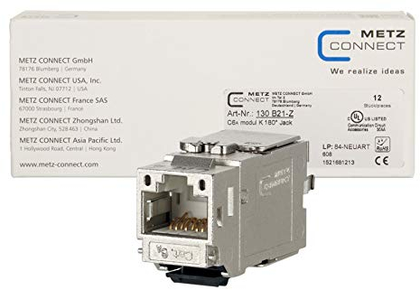 METZ CONNECT C6Amodul K 180° Buchse - Keystone (12 Stück)