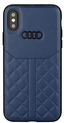 Audi Premium Ledertasche für iPhone XR 64GB 128GB 256GB Blau