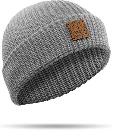 HANSE - TROYER · HAMBURG · Seemannsmütze aus Merino Klassische Strickmütze/Fisherman Beanie | 100% Merino-Schurwolle | Gestrickt in Deutschland | Warm & atmungsaktiv | Kratzt Nicht