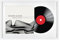 MCS Double Groove Record Frame, White, 16.5 x 25 41,5 x 63,5 cm Doppel-Rillen-Album-Rahmen, Holz, Weiss/opulenter Garten