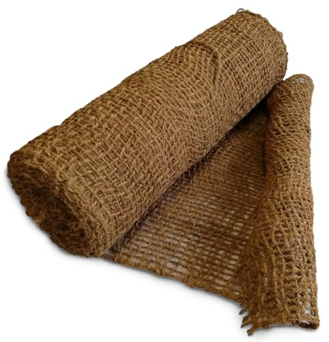 TeichVision Böschungsmatte Kokos 1,0 m breit – Verschiedene Längen/Kokosmatte als Ufermatte Teich/Böschungsmatte Hang/Kokosfasermatte 700 gr. /m ² (8 m)