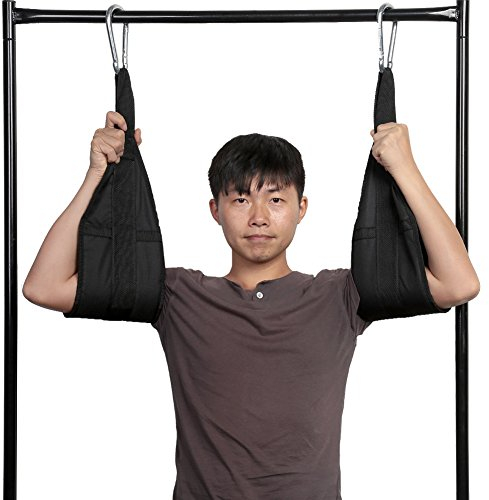 Bauchmuskelschlaufen Armschlaufen für Bauchtraining, Klimmzugstange Bauchtrainer, Fitness Ab Straps Cantilever Trainingsgürtel Bauchtrainer Fitness für Tür Reck und Turnstange