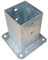 Generico Staffa A Bicchiere per Fissaggio su Cemento Portapilastro per Legno 91x91x150