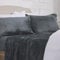 Boqingzhu Flauschige Plüsch Spannbettlaken 140x200cm Grau Winter Warm Flanell Fleece Biber Samt Cashmere Touch Spannbetttuch Kuschelig Bettlaken für 25 bis 30cm Matraze