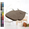 Kimgull 2er Set Stuhlkissen mit Bändern Bequeme Waschbare Rutschfestes Sitzkissen Ideal für zu Hause und Gartendekoration, viele Farben und Größen zur Auswahl (43x40x5CM Braun)