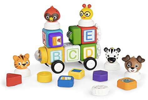 Baby Einstein Connectables Connect & Create 24-teilige magnetische Aktivitätsblöcke, Alter 6 Monate und älter