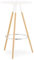 KADIMA DESIGN IWONNA Bartisch Stehtisch Bistrotisch Wood Holz Weiß (White) 65 x 65 x 101