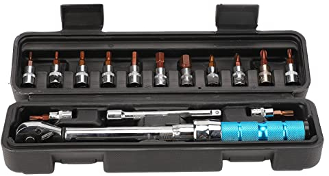 2 bis 24 NM Innensechskant-Werkzeug-Set Fahrrad-Drehmomentschlüssel-Werkzeug,Klein Drehmomentschlüssel Fahrrad,Fahrrad-Drehmomentschlüssel-Set, MTB Mountain Road Fahrrad-Drehmomentschlüssel