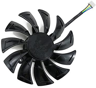 RAKSTORE GA92S2U Ventilateur de refroidissement de carte graphique 87 mm compatible avec ZOTAC RTX 2080 2080 Ti AMP Quiet Cooler Fan (A)