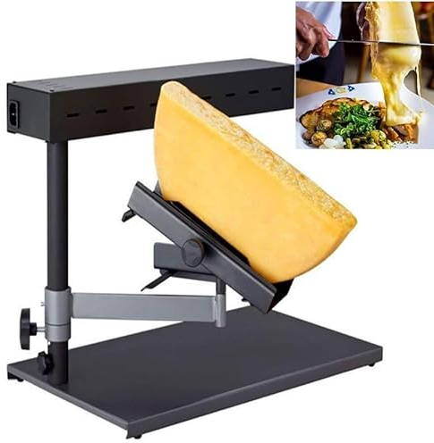LMYYDES Cheese Melter Raclette Grill Machine Electric 600W Dispensador de Queso de Calentamiento rápido Multifunción Comercial para Calentador de Mantequilla Máquina para Hornear