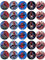 30 Spiderman-Cupcake-Topper, essbares Oblatenpapier, Feenkuchenaufsätze, Geburtstagstorten