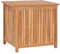 LAPOOH Gartenbox, Auflagenbox Wasserdicht, Box Für Gartenauflagen, wasserdichte Box, Aufbewahrung, Aufbewahrungsbox, 60x50x58 cm Massivholz Teak