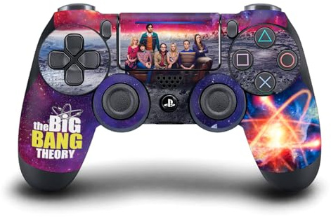 Head Case Designs Offizielle The Big Bang Theory Staffel 11 Schluessel Kunst Grafiken Vinyl Haut Gaming Aufkleber Abziehbild Abdeckung kompatibel mit Sony PlayStation 4 PS4 DualShock 4 Controller