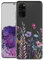 Kaywzo Hülle für Samsung Galaxy S20,Transparent TPU Handyhülle mit Gemälde Blume Muster,Ultradünn Stoßfester Schutzhülle,Schön Silikon Cover Case-4