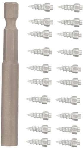 Gatuida 20stücke Reifen-schneespikes Schrauben Rad Reifenbolzen Für Eis Und Schnee Reifen Spike Zum Einschrauben