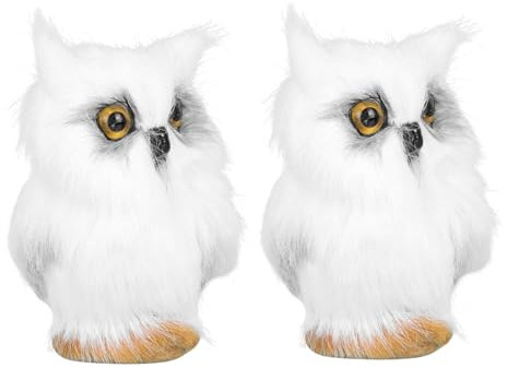 ULDIGI Hochwertiger Eulenschmuck Weihnachtsbaum- dekorative Weihnachtsskulptur Eulen-Ornament