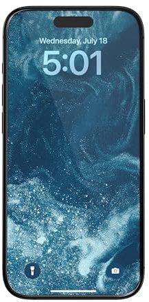 NOMAD Screen Protector | für iPhone 16 Pro | Displayschutz aus Aluminuimsilikatglas | Selbstklebend, kratzfest und ölabweisende | Transparenz mit FaceID kompatibel