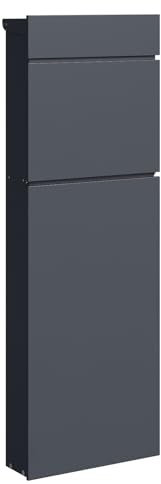 SCHARTEC Standing Letter Box Freestanding SPB-10 / SPB-12 Wooden Design Standing Large Postbox with Stand (without Separate Newspaper Compartment (SPB-10))