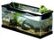 Acuario de transparente con filtro para plantar hidropónicas; pecera de escritorio con bomba de aire y oxigenación para camarones, tortugas y reptiles