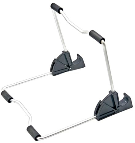 Bsbkoj Tablet Holder Stand, Aluminum Portable Foldable Frame, Adjustable Tablets Stand for Bed Reading, Travel, Bedside, Car, Desk, Workplace Use, Compact Size 8.07x8.07 inches